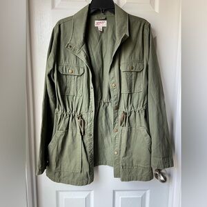 Arizona Olive Green Womens Utility Jacket